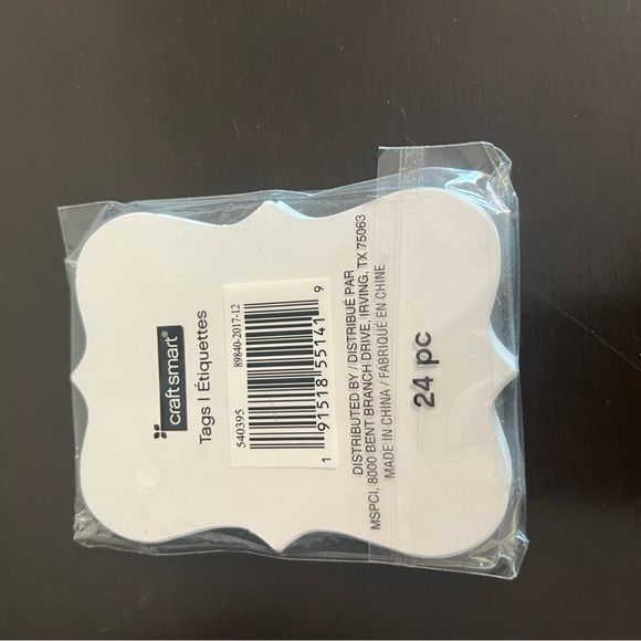 24 pack, place holder labels. Aqua/teal/ blue variation - Picture 3 of 3